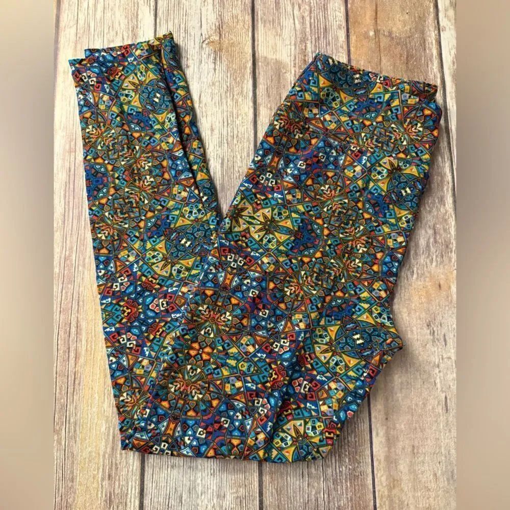 Lularoe Kaleidoscope Print Leggings
